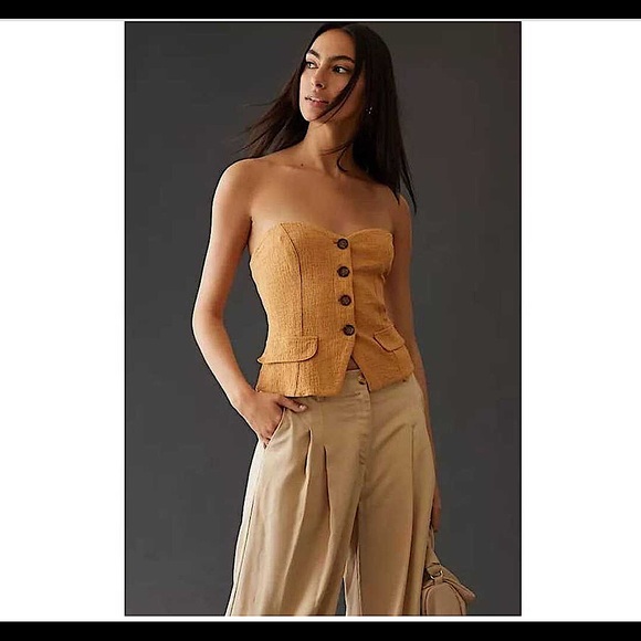 ANTHROPOLOGIE Tailored Corset Tube - Picture 2 of 10